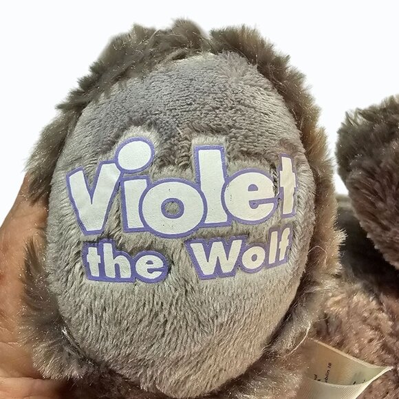 Great Wolf Lodge Story Time Fleece Blanket and 17" BAB Violet The Wolf Plush - Picture 11 of 12